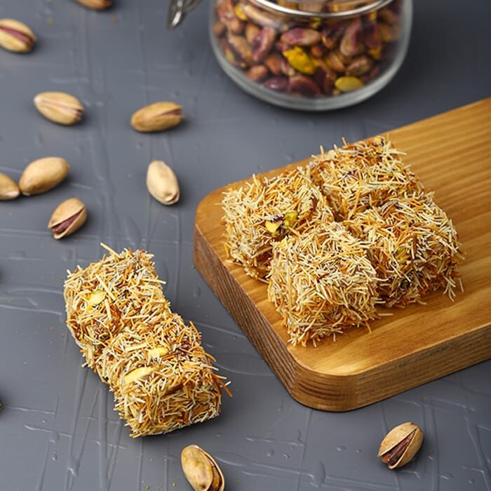 Turkish Delight with Kadayıf and Antep Pistachio